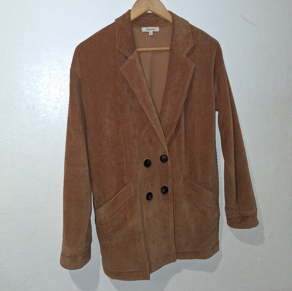 MADEWELL Redford Corduroy Knit Blazer - Picture 6 of 9